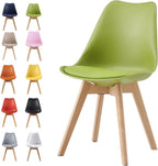 Dining Chair with Non-Slip, Water-Resistant, 120kg, Wood, Plastic - product gallery image 15