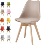 Dining Chair with Non-Slip, Water-Resistant, 120kg, Wood, Plastic - product gallery image 16
