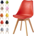 Dining Chair with Non-Slip, Water-Resistant, 120kg, Wood, Plastic - product gallery image 19