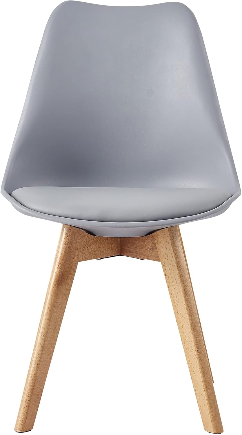 Dining Chair with Non-Slip, Water-Resistant, 120kg, Wood, Plastic - product gallery image 23