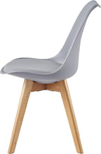 Dining Chair with Non-Slip, Water-Resistant, 120kg, Wood, Plastic - product gallery image 24