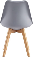 Dining Chair with Non-Slip, Water-Resistant, 120kg, Wood, Plastic - product gallery image 25
