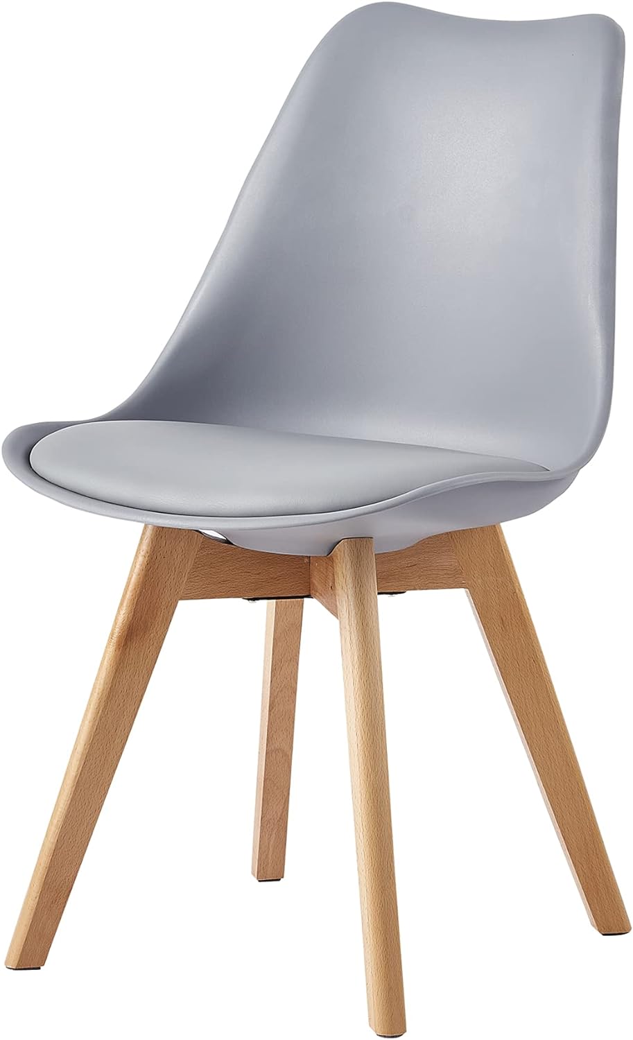 Dining Chair with Non-Slip, Water-Resistant, 120kg, Wood, Plastic - product gallery image 26
