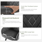 Dining Chair with Non-Slip, Wheels, Metal, Swivel Chairs of Velvet Upholstered Rotating - product gallery image 8