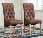 Dining Chair with of Linen Fabric Chairs High Back - product gallery image 11