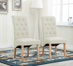 Dining Chair with of Linen Fabric Chairs High Back - product gallery image 12