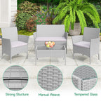 Dining Chair with Rattan Chairs of Indoor Outdoor Wicker - product gallery image 12