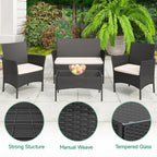 Dining Chair with Rattan Chairs of Indoor Outdoor Wicker - product gallery image 2