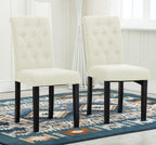 Dining Chair with Wood, Fabric Chairs of Solid Wood Legs - product gallery image 11