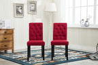 Dining Chair with Wood, Fabric Chairs of Solid Wood Legs - product gallery image 19