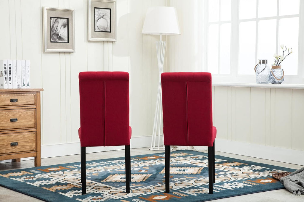 Dining Chair with Wood, Fabric Chairs of Solid Wood Legs - product gallery image 20