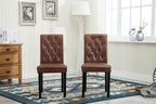 Dining Chair with Wood, Fabric Chairs of Solid Wood Legs - product gallery image 23