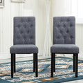 Dining Chair with Wood, Fabric Chairs of Solid Wood Legs