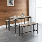 Dining Set with Space-Saving, Easy Assembly, Freestanding, 70 cm - product gallery image 7