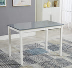 Dining Table Set with Easy Assembly, Wood, 4 Chairs - product gallery image 14