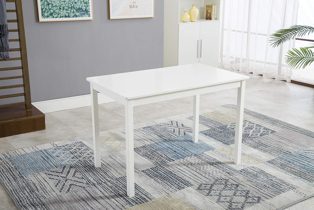 Dining Table Set with Easy Assembly, Wood, 4 Chairs - product gallery image 19