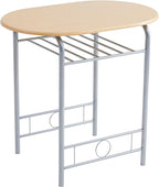 Dining Table Set with Metal, 2 Chairs, 3 Piece, Chairs Piece Metal Frame Wood Effect - product gallery image 21