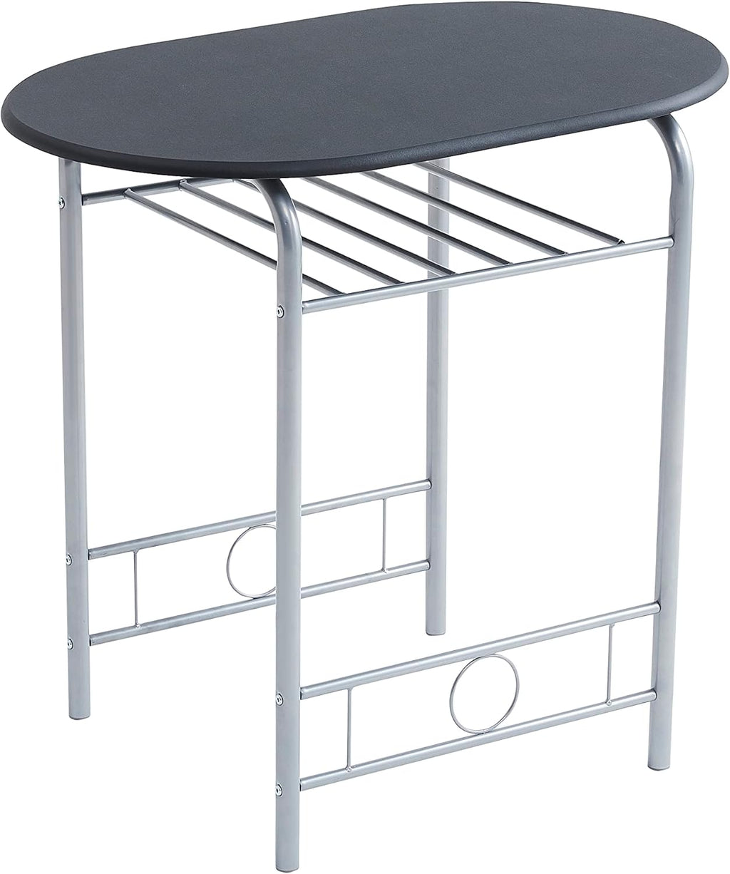 Dining Table Set with Metal, 2 Chairs, 3 Piece, Chairs Piece Metal Frame Wood Effect - product gallery image 26