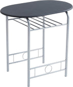 Dining Table Set with Metal, 2 Chairs, 3 Piece, Chairs Piece Metal Frame Wood Effect - product gallery image 26