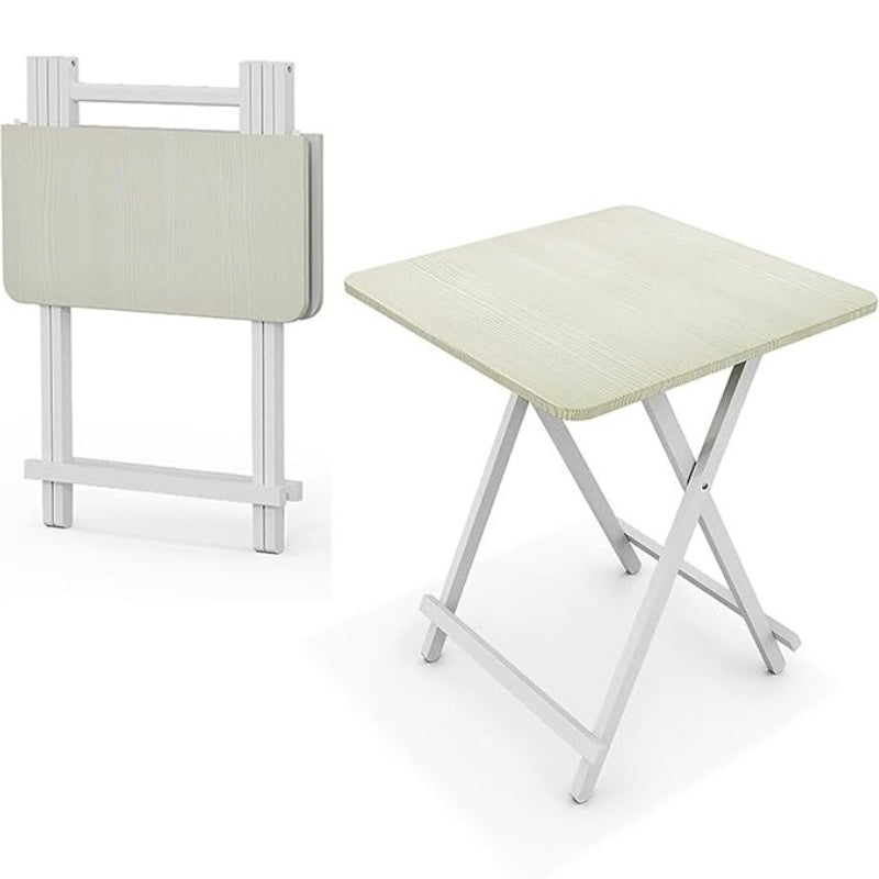 Dining Table with Foldable, 70cm, Square Folding Black or White - product gallery image 4