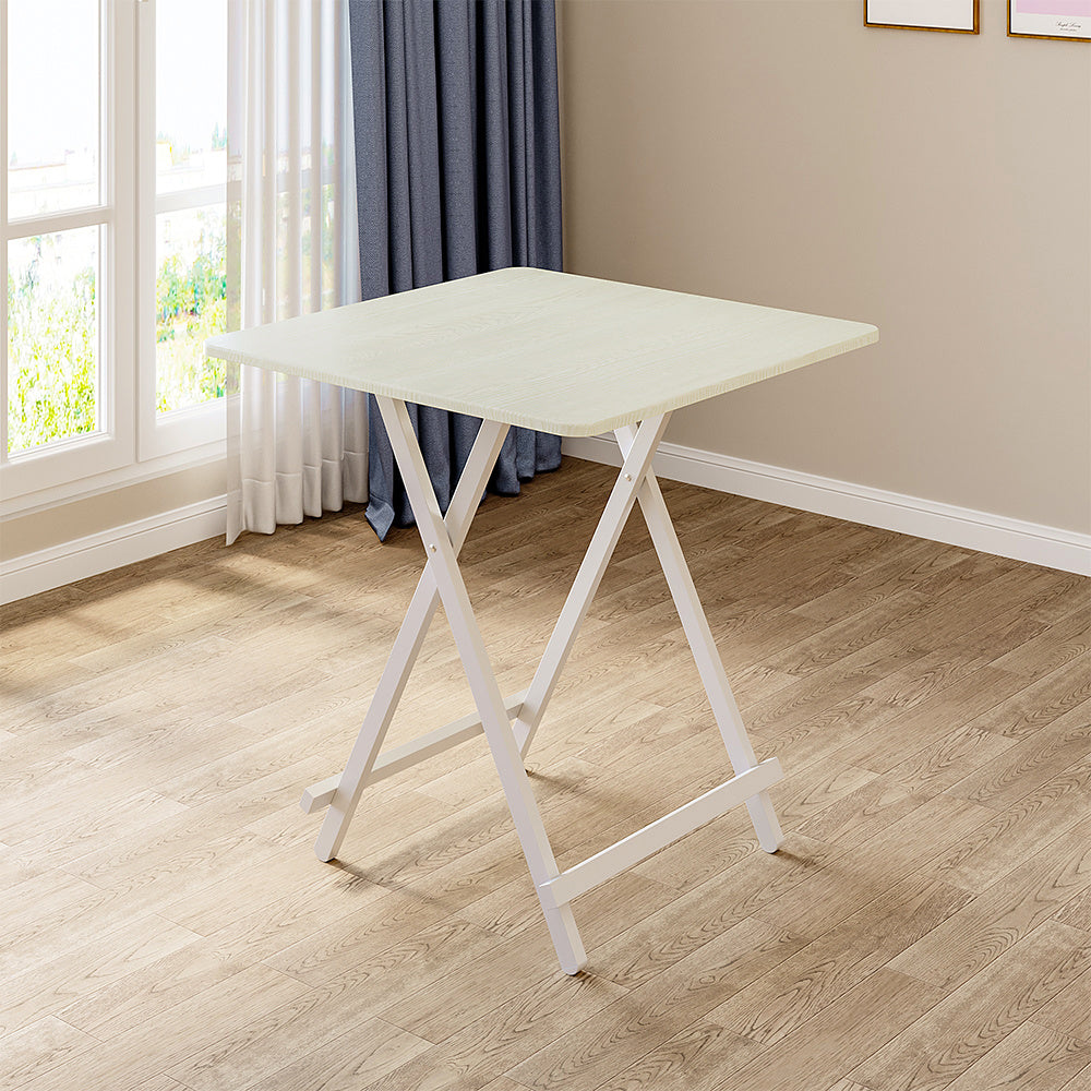 Dining Table with Foldable, 70cm, Square Folding Black or White - product gallery image 6