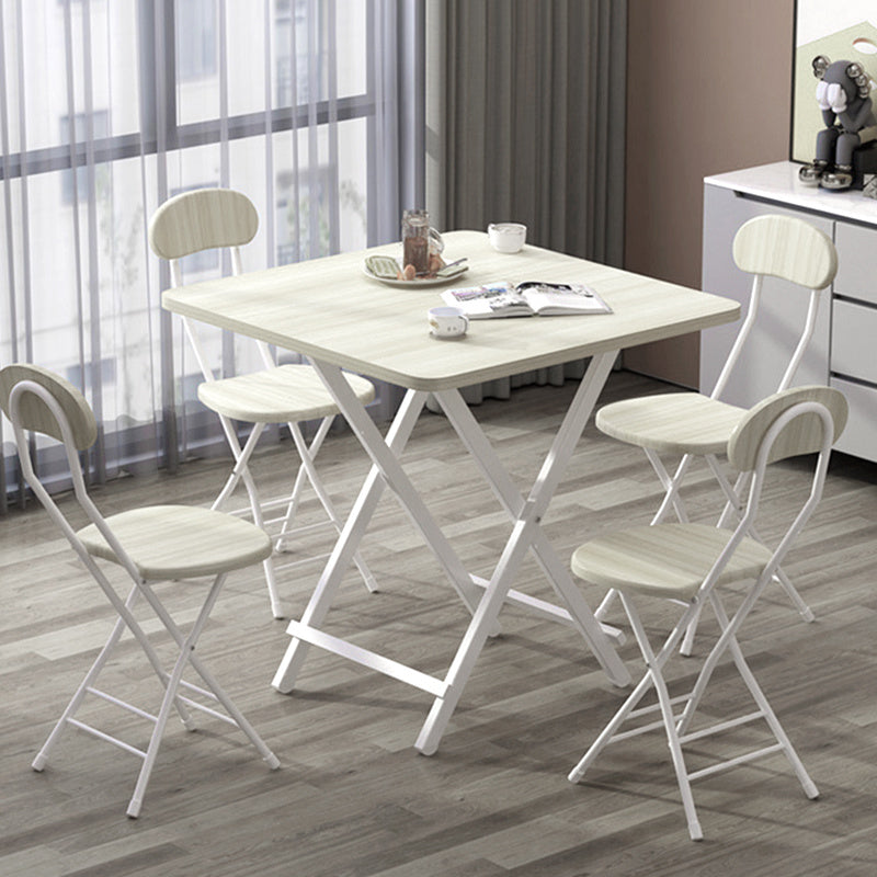 Dining Table with Foldable, 70cm, Square Folding Black or White - product gallery image 7