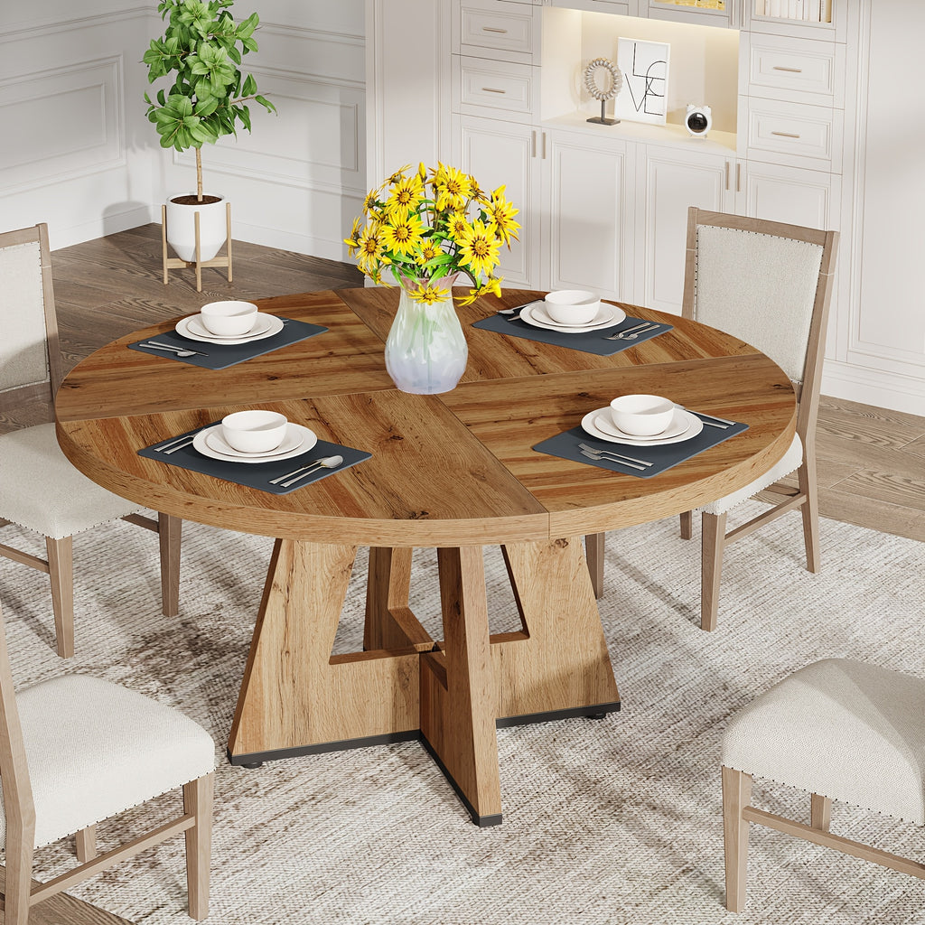Dining Table with Space-Saving, Waterproof, Wood for home offices - product gallery image 5