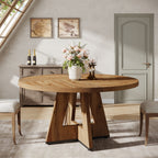 Dining Table with Space-Saving, Waterproof, Wood for home offices