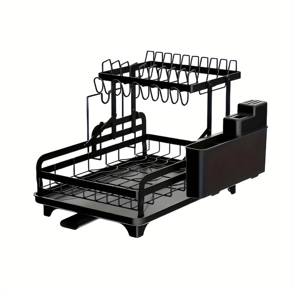 Dish Drying Rack with Foldable, Carbon Steel for kitchens - product gallery image 7