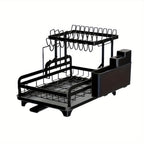 Dish Drying Rack with Foldable, Carbon Steel for kitchens - product gallery image 7