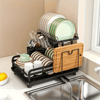 Dish Drying Rack with Foldable, Carbon Steel for kitchens - product gallery image 8