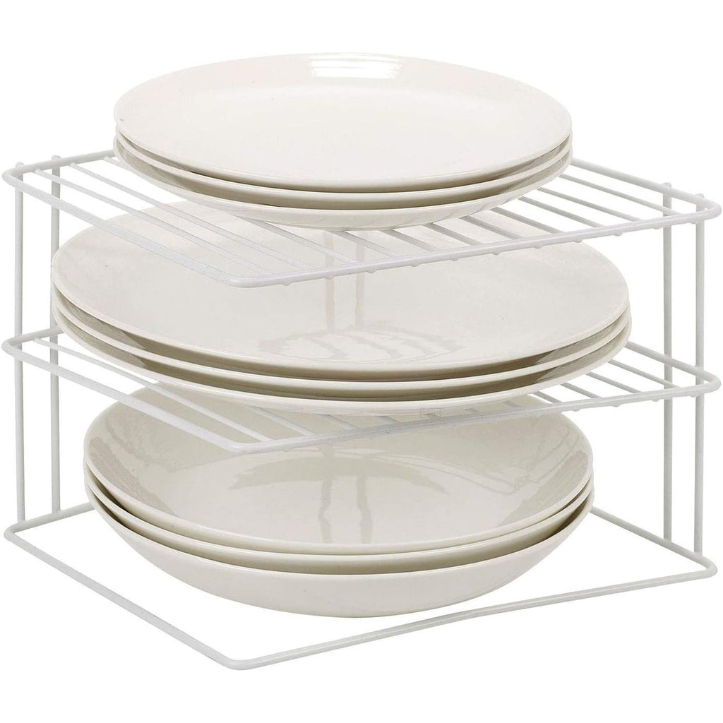 Dish Drying Rack with Non-Slip, Metal, 1, Tier Corner Plate Bowl Storage Coated - product gallery image 3