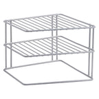 Dish Drying Rack with Non-Slip, Metal, 1, Tier Corner Plate Bowl Storage Coated - product gallery image 5