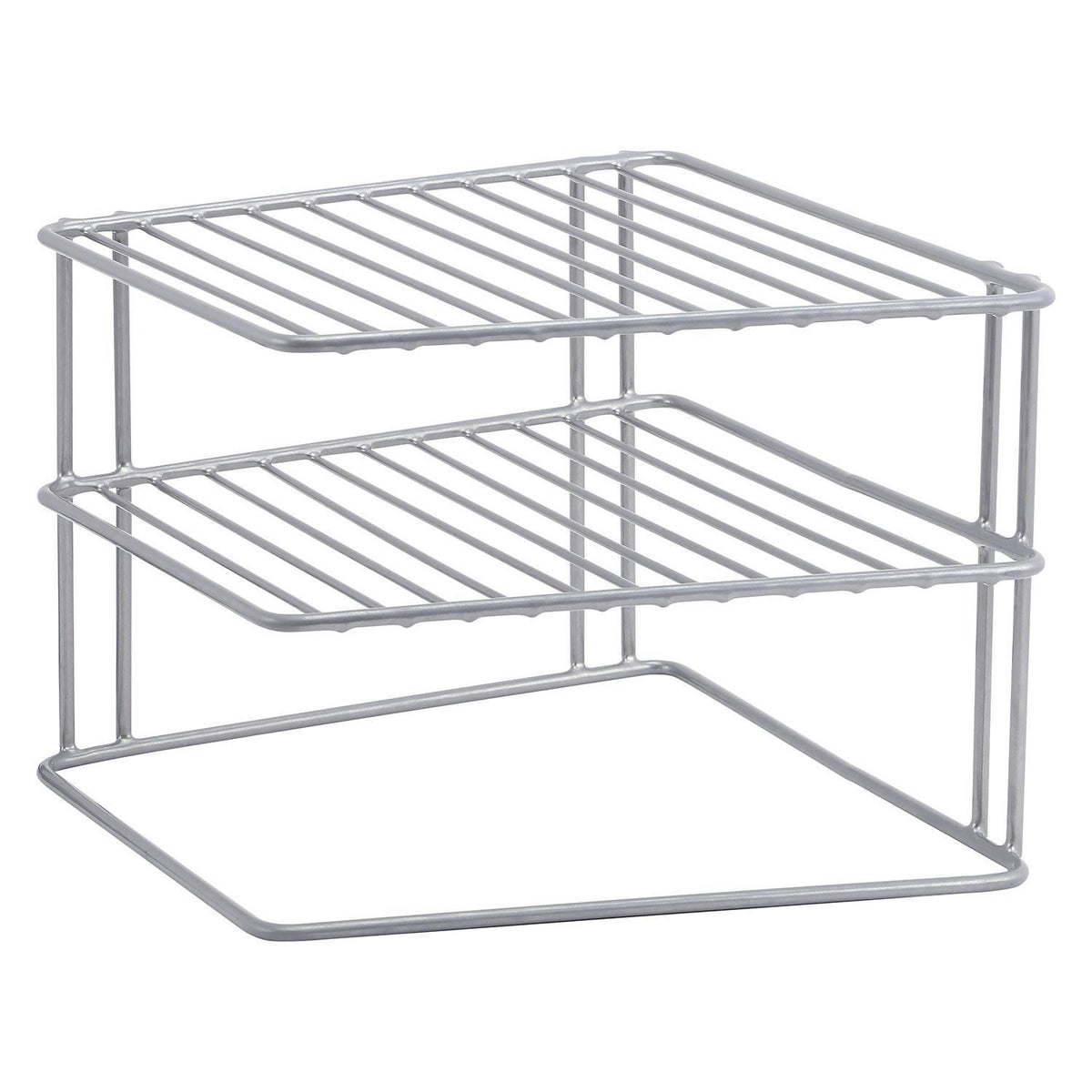 Dish Drying Rack with Non-Slip, Metal, 1, Tier Corner Plate Bowl Storage Coated - product gallery image 5