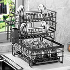 Dish Drying Rack with Space-Saving, Carbon Steel for kitchens - product gallery image 9