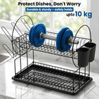 Dish Drying Rack with Stainless Steel, Pack of 1 for kitchens - product gallery image 5