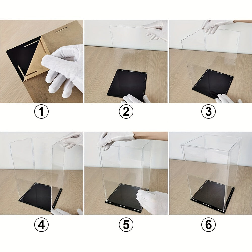 Display Case with Acrylic, Large Clear Acrylic Dustproof Box - product gallery image 4