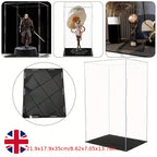 Display Case with Acrylic, Large Clear Acrylic Dustproof Box - Transparent option