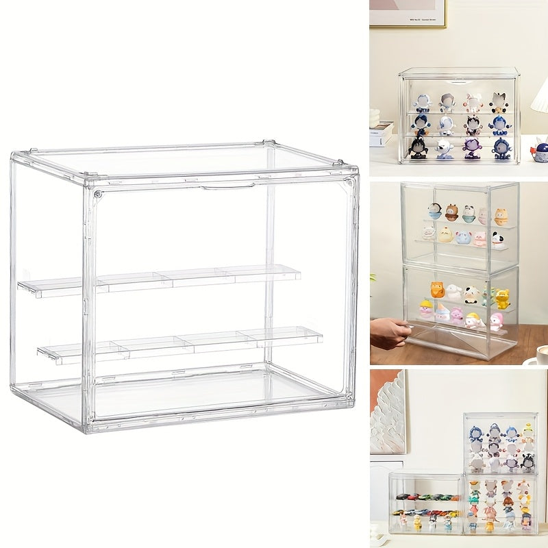 Display Cases & Storage with Lockable, Adjustable Shelf, Acrylic - product gallery image 4