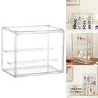 Display Cases & Storage with Lockable, Adjustable Shelf, Acrylic - product gallery image 4