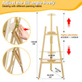 Display Easel with Foldable, Adjustable Height, 150CM - 150CM option