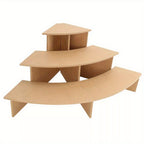 Display Shelf with Space-Saving, Foldable, Freestanding, 5cm - product gallery image 4