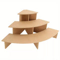 Display Shelf with Space-Saving, Foldable, Freestanding, 5cm