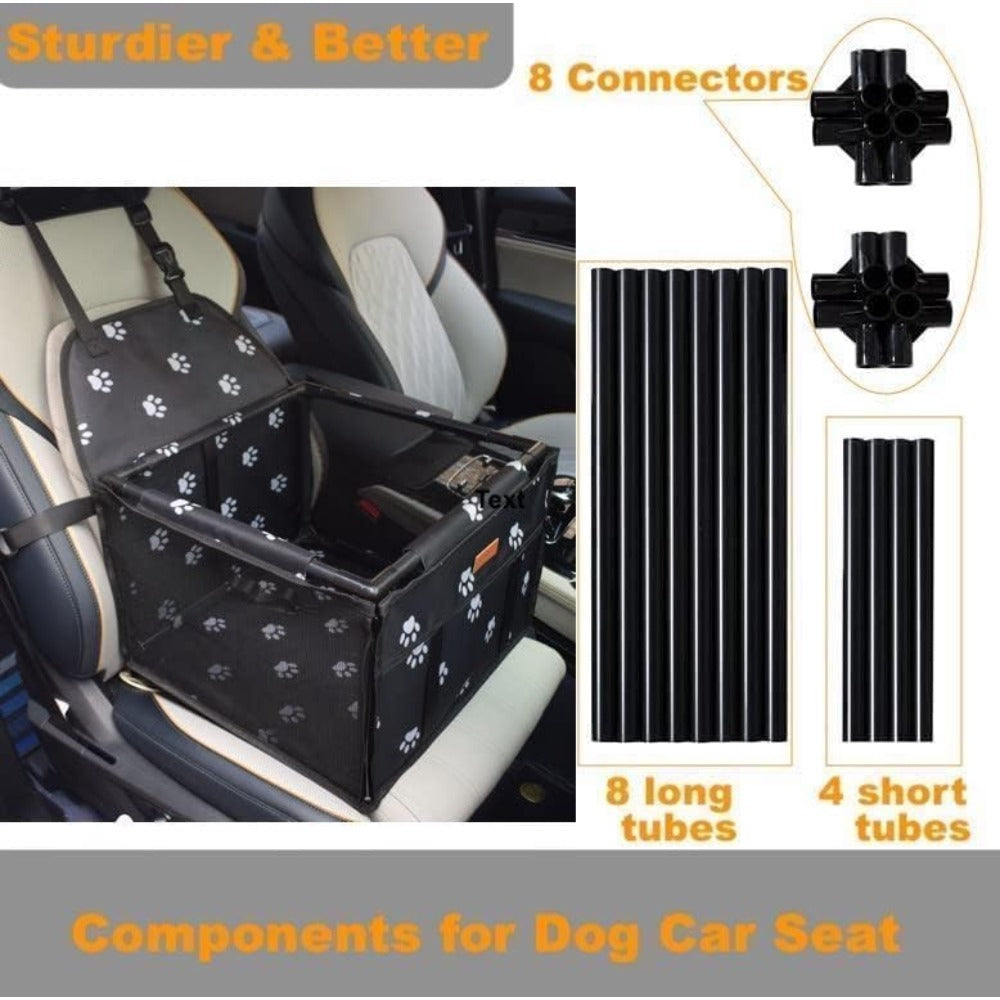 Dog Bed with Foldable, 40cm, Standard 40x40cm, Foldable Pet Car Booster Seat Mesh - product gallery image 10