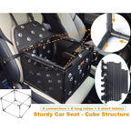 Dog Bed with Foldable, 40cm, Standard 40x40cm, Foldable Pet Car Booster Seat Mesh - product gallery image 12