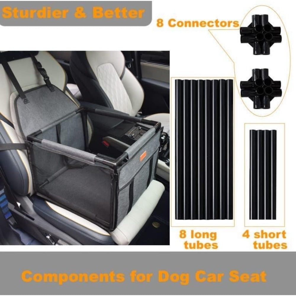 Dog Bed with Foldable, 40cm, Standard 40x40cm, Foldable Pet Car Booster Seat Mesh - product gallery image 4