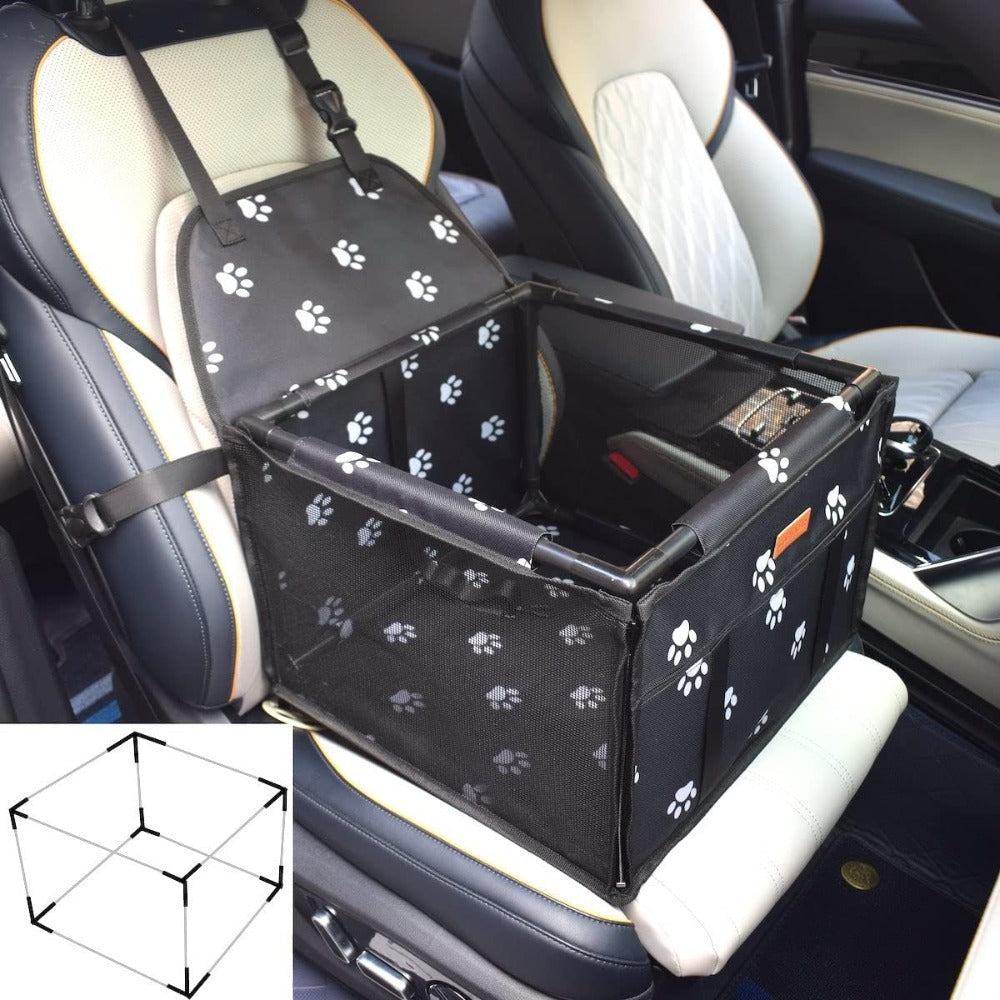 Dog Bed with Foldable, 40cm, Standard 40x40cm, Foldable Pet Car Booster Seat Mesh - product gallery image 6