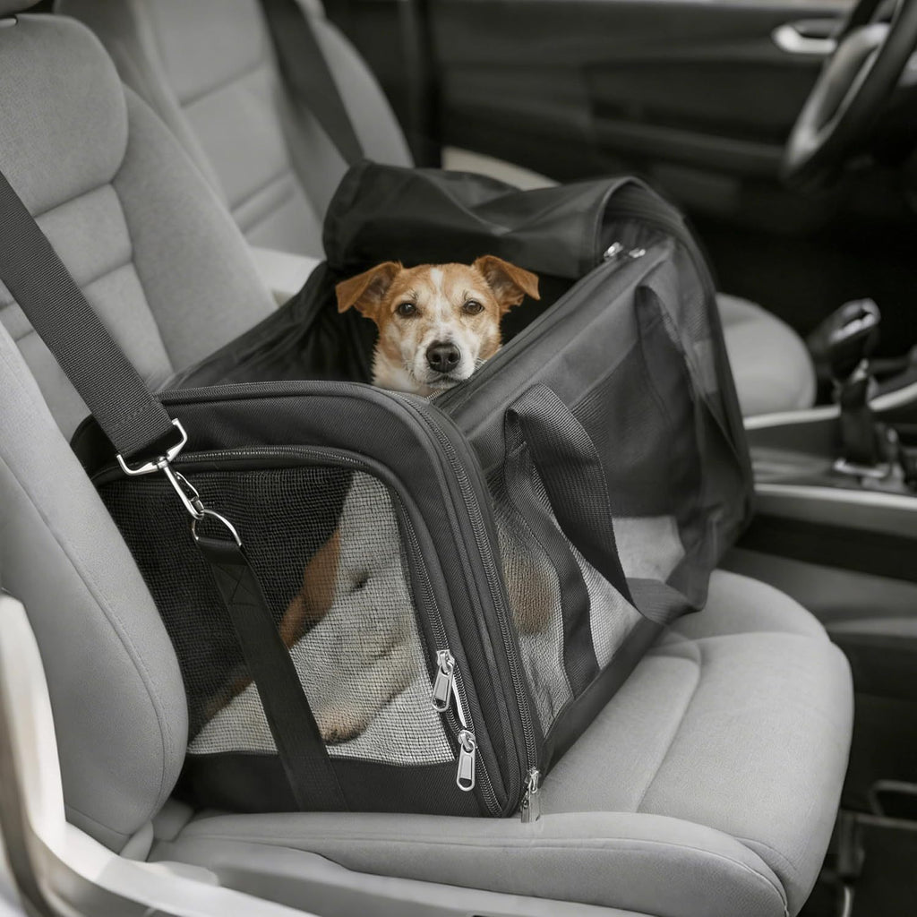 Dog Bed with Foldable, 6kg, medium, Foldable Pet Carrier Backpack 3-6kg Cats - product gallery image 2