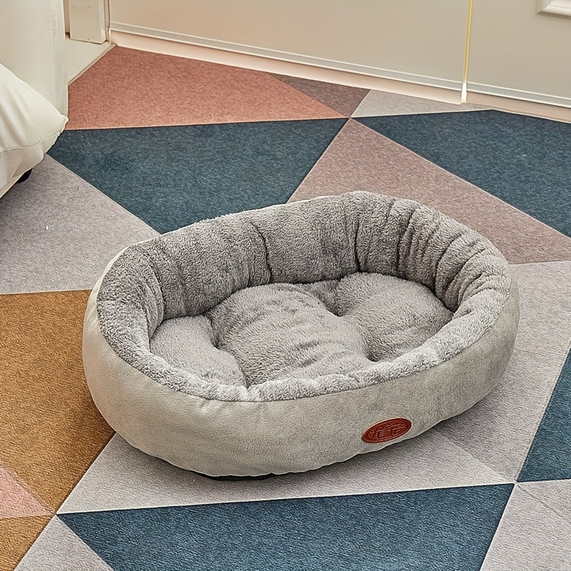 Dog Bed with Luxury Soft Washable Pet Plush Warm for pet care at home - product gallery image 4