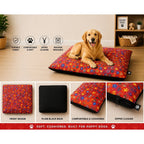 Dog Bed with Machine-Washable, Cotton, 95cm x 65cm - product gallery image 11